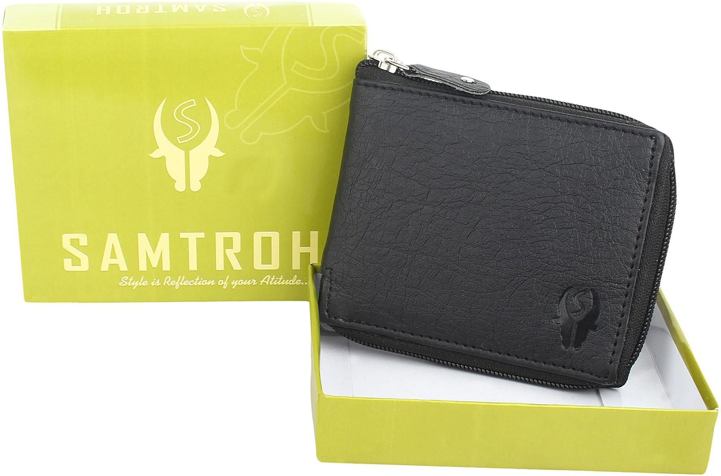 SAMTROH Artificial Leather Wallet (5 Card Slots)